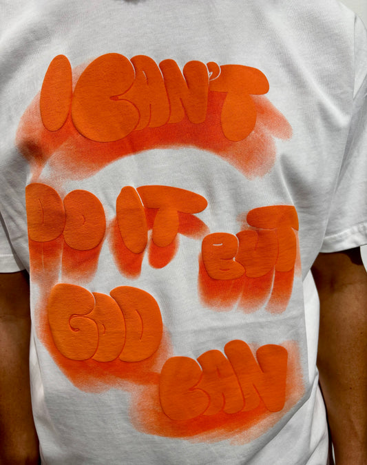T-shirt bubble orange