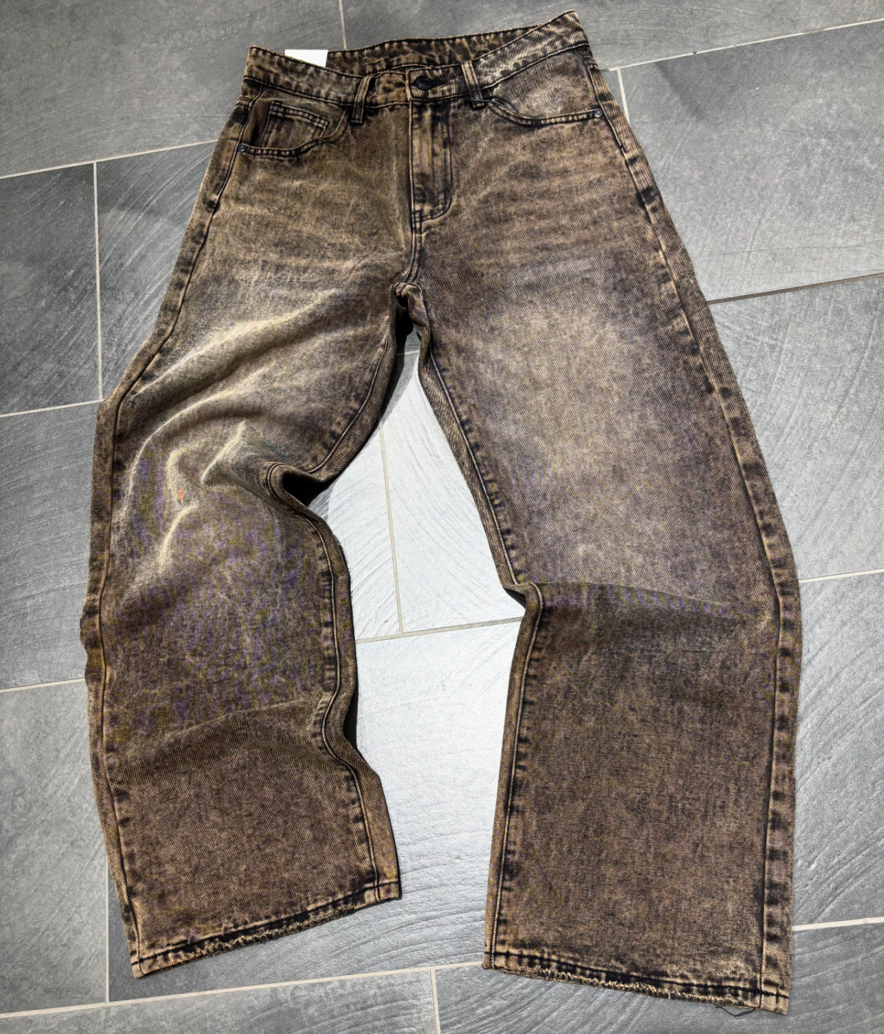 Jeans “DUST WASHED WIDE LEG”