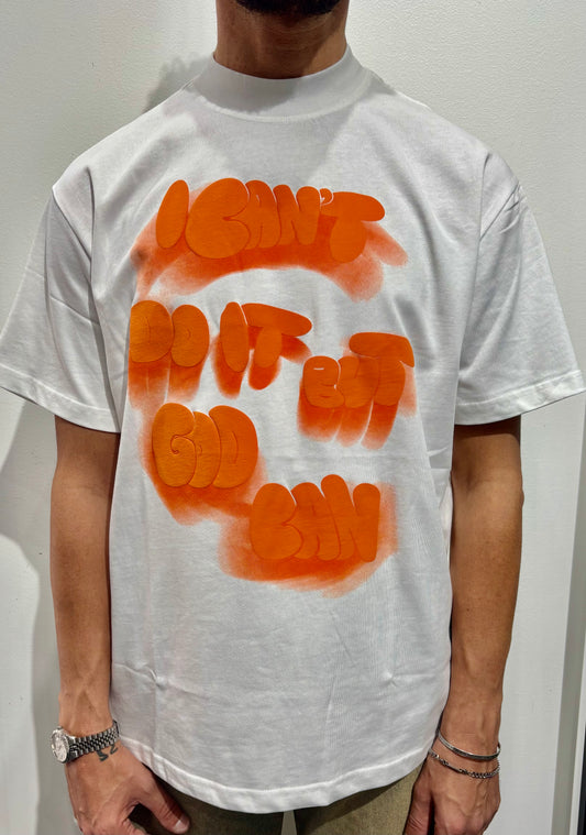 T-shirt bubble orange